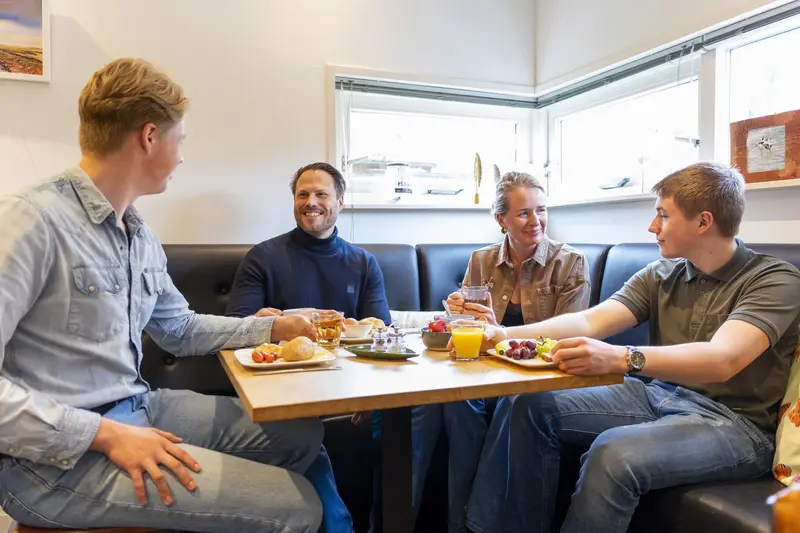 De Vlindertuin liegt ideal